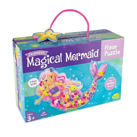 Immerse Yourself in the Mythical World of Mermaids with the Magical Mermaid Floor Puzzle